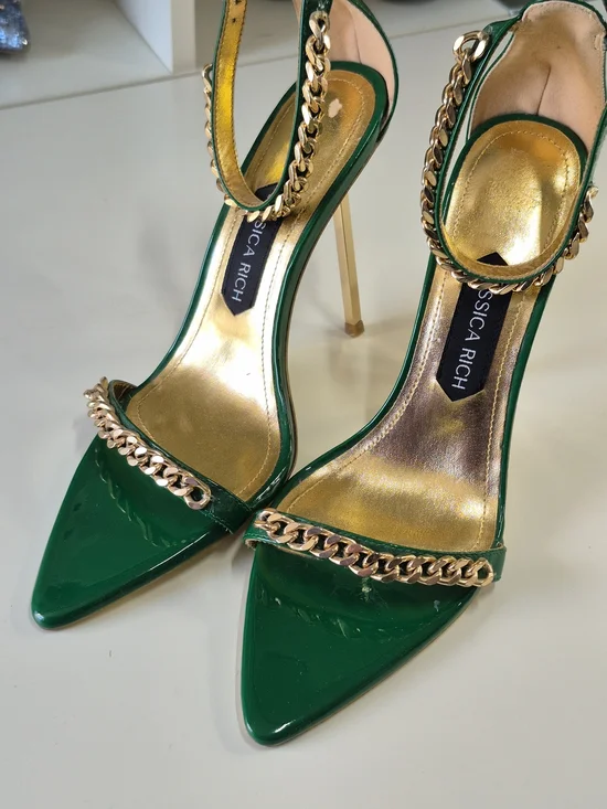 Green Patent Chain-Trim - Picture 2 of 7